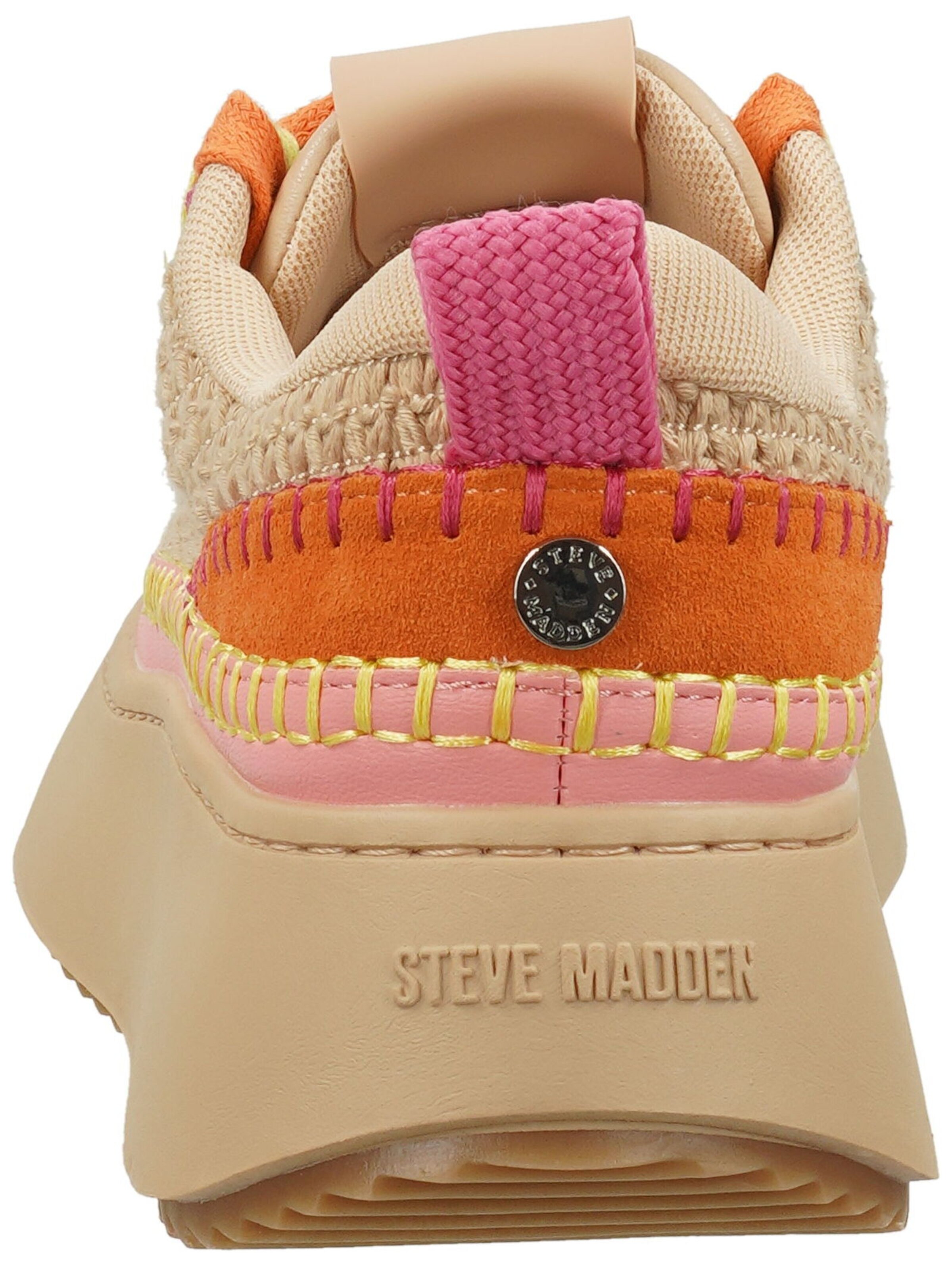 STEVE MADDEN Platform trainers in Beige