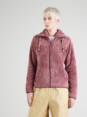 ICEPEAK Athletic Fleece Jacket 'Colony' in Pink: front