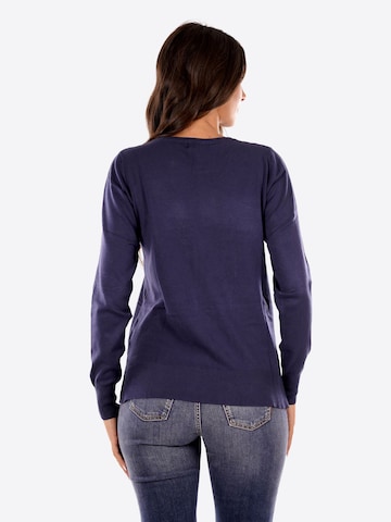 Yes Zee Sweater 'Maglia' in Blue