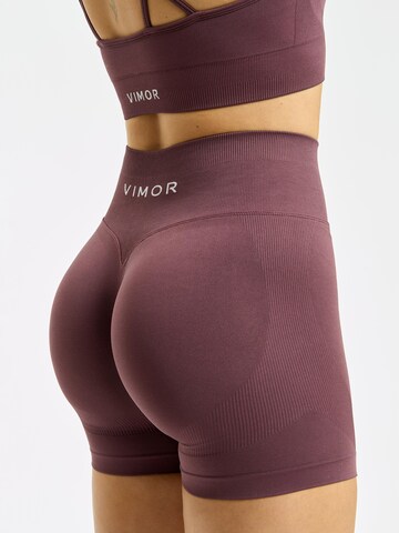 Vimor Skinny Leggings 'Joy Scrunch Shorts' in Purple