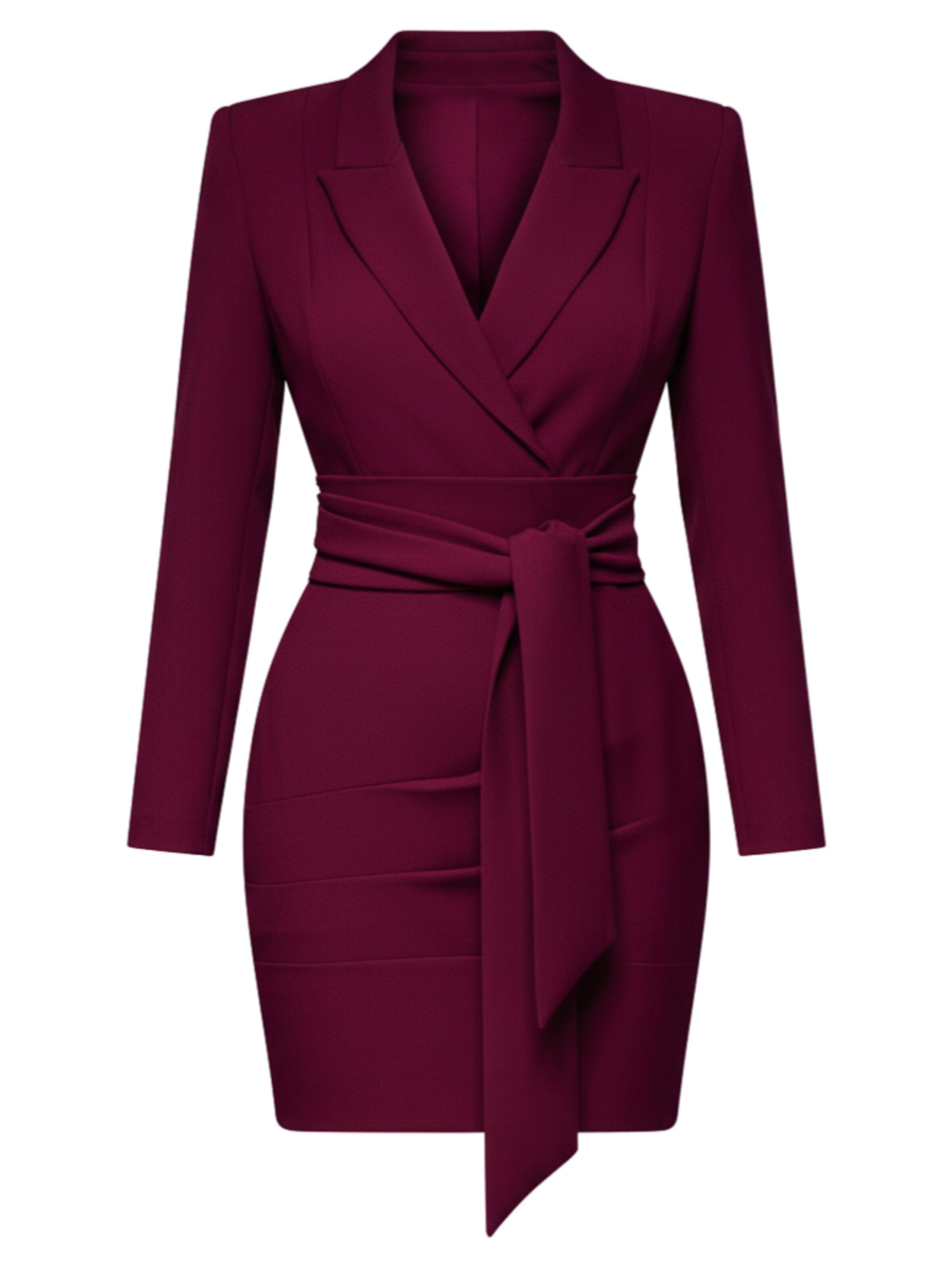 Ombre Strickkleid‌‌‌‌‌‌‌‌ in Rot: Vorderseite