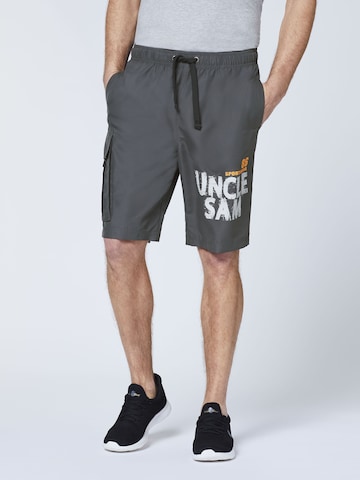 UNCLE SAM Regular Pants in Grey: front