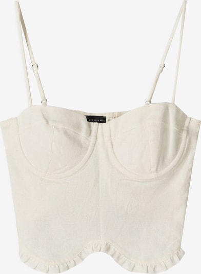 Bershka Toppi koossa XS värissä villanvalkoinen, Tuotenäkymä