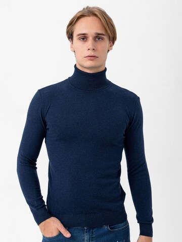 Pull-over Moxx Paris en bleu : devant