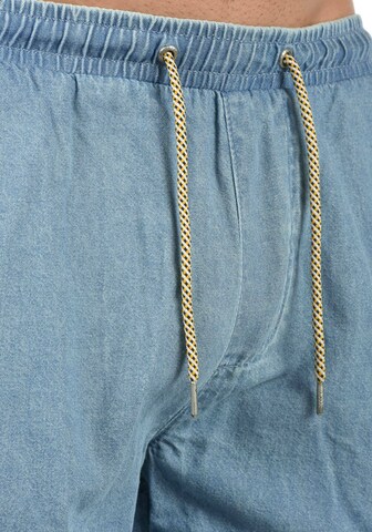 INDICODE JEANS Regular Shorts 'ABERAVON' in Blau