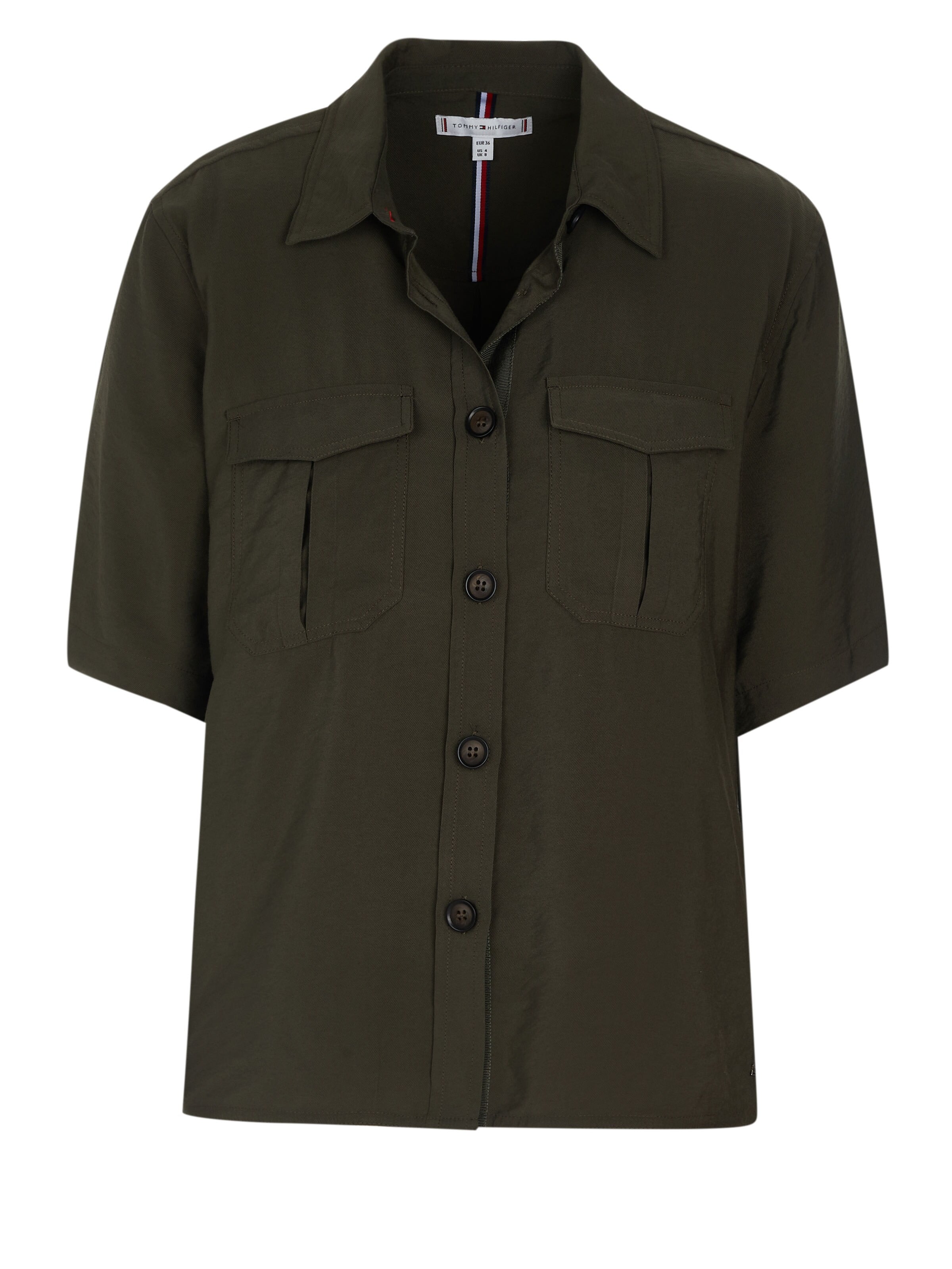 TOMMY HILFIGER Blouse 'Tommy Hilfiger Bluse' in M in Khaki, Item view