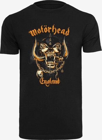 Merchcode Shirt 'Motorhead - Mustard Pig' in Zwart: voorkant