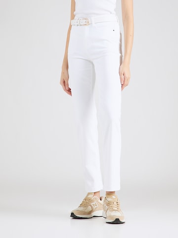 Marks & Spencer Regular Jeans in Wit: voorkant