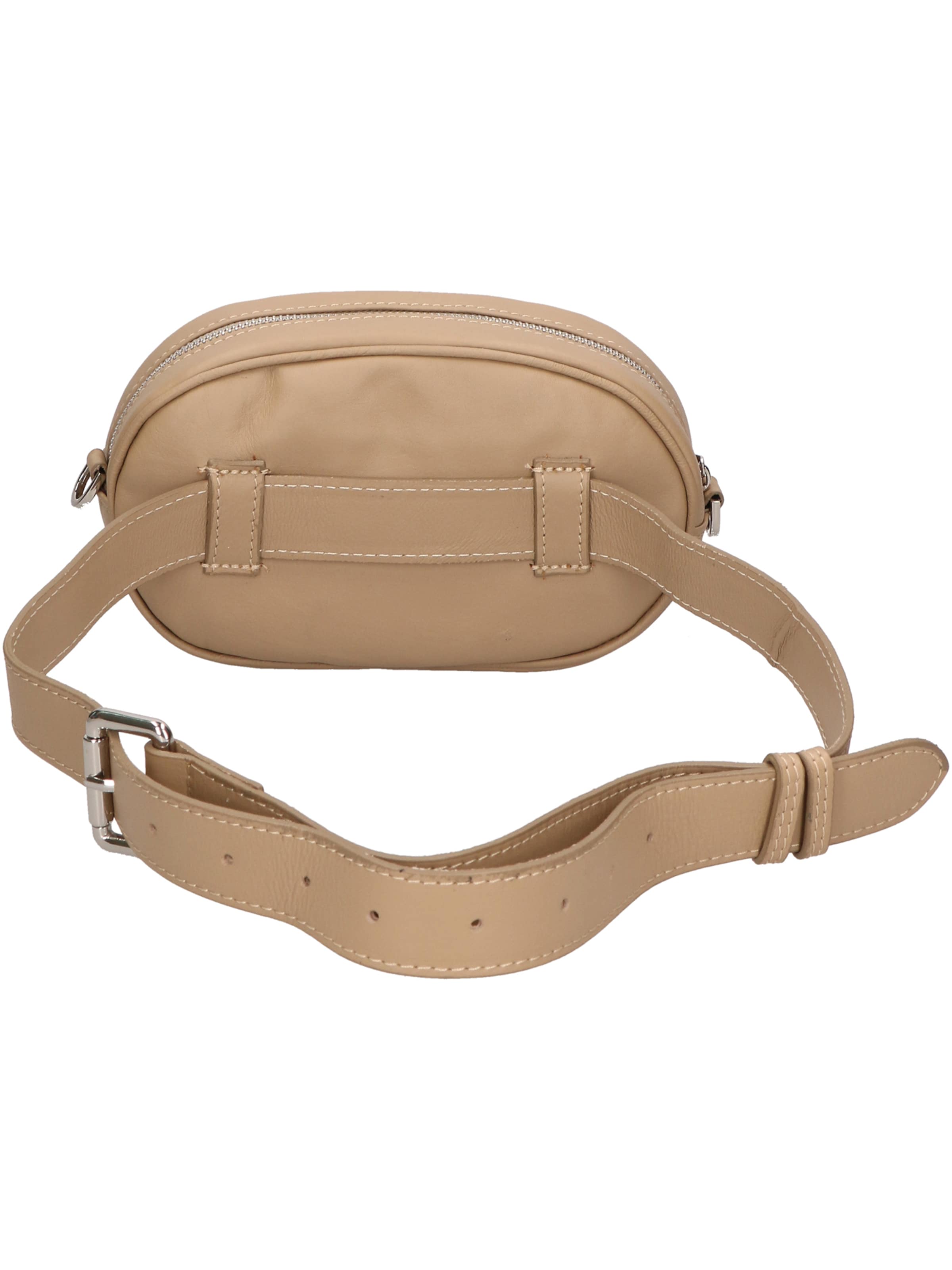 Marsupio 'Marsupio Donna Pelle Sauvage Borchie Elysa - Made in Italy' di Gave Lux in grigio