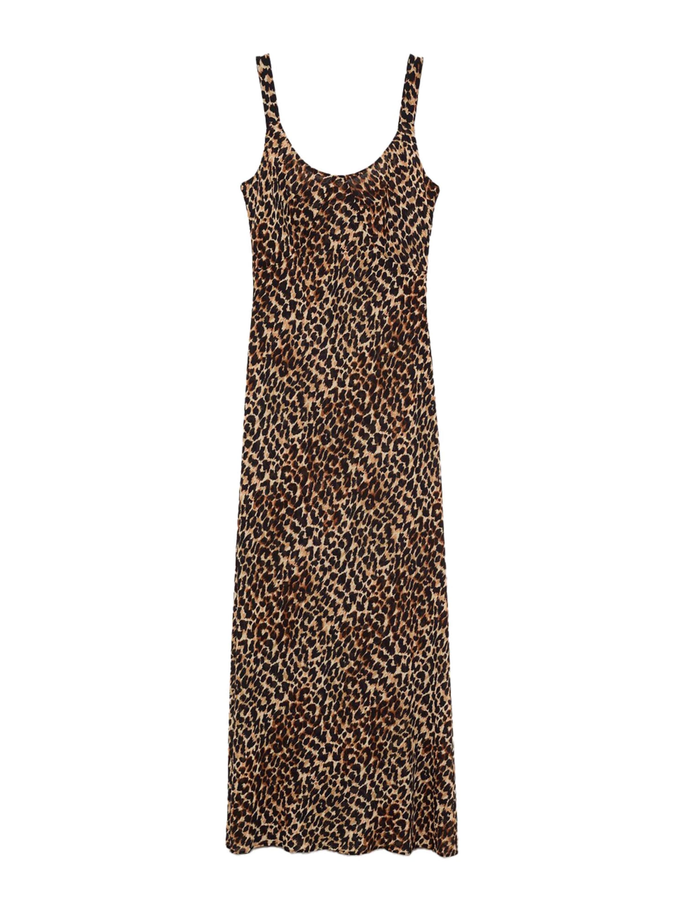 MANGO Šaty – hnědá: přední strana