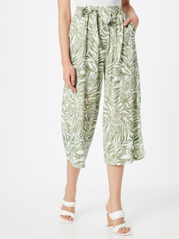 Loosefit Pantaloni 'Maya' de la ZABAIONE pe verde: față