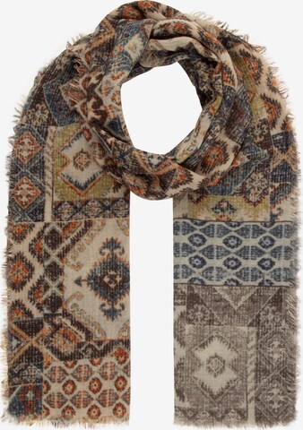 APART Scarf in Brown: front