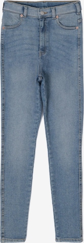 Dr. Denim Jeans 'Moxy High Skinny' in Blauw: voorkant