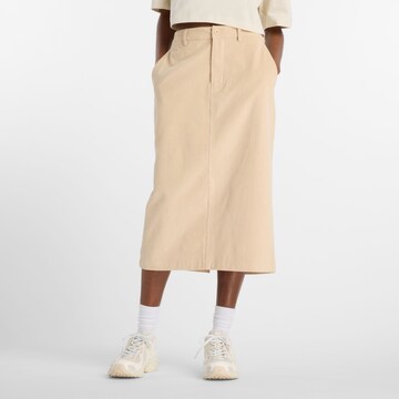 Jupe new balance en beige : devant