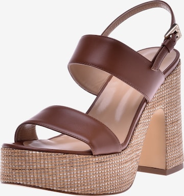 Baldinini Sandals in Brown: front