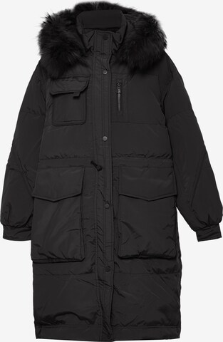 NAEMI Winter Coat in Black: front