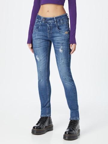 Gang Skinny Jeans 'MARGE' in Blauw: voorkant