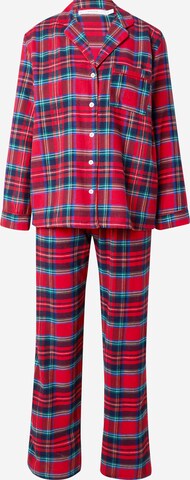 Pijama de la Women' Secret pe roșu: față