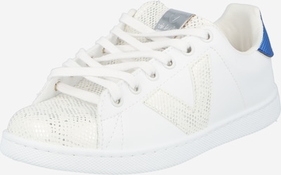 VICTORIA Sneaker in blau / silber / weiß, Produktansicht
