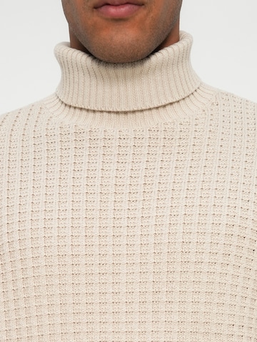 SELECTED Pulóver 'SLHTOM' - bézs