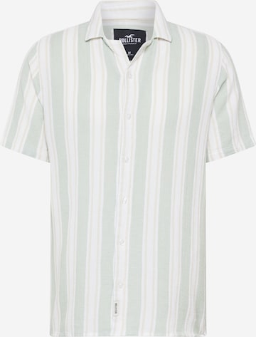 Chemise HOLLISTER en vert : devant