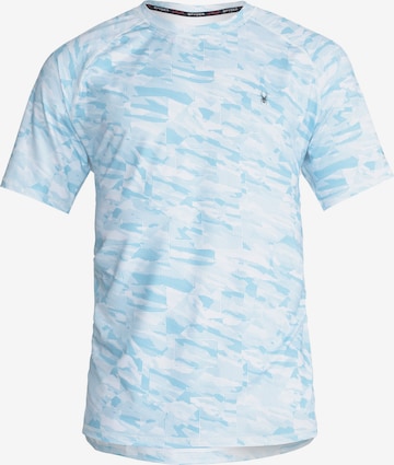Spyder - Camiseta funcional en azul: frente