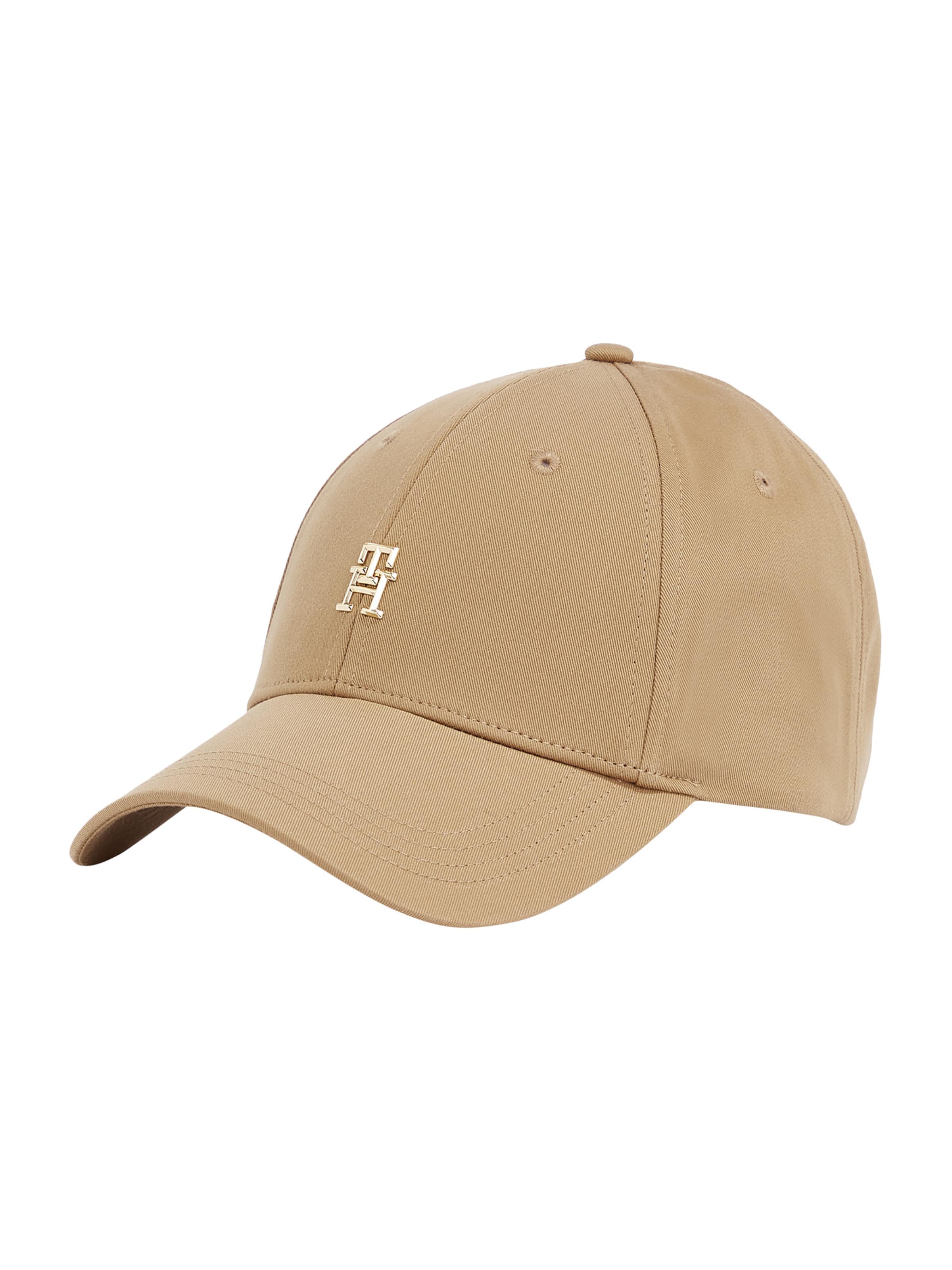 TOMMY HILFIGER Cap 'ELEVATED CHIC' in Brown: front