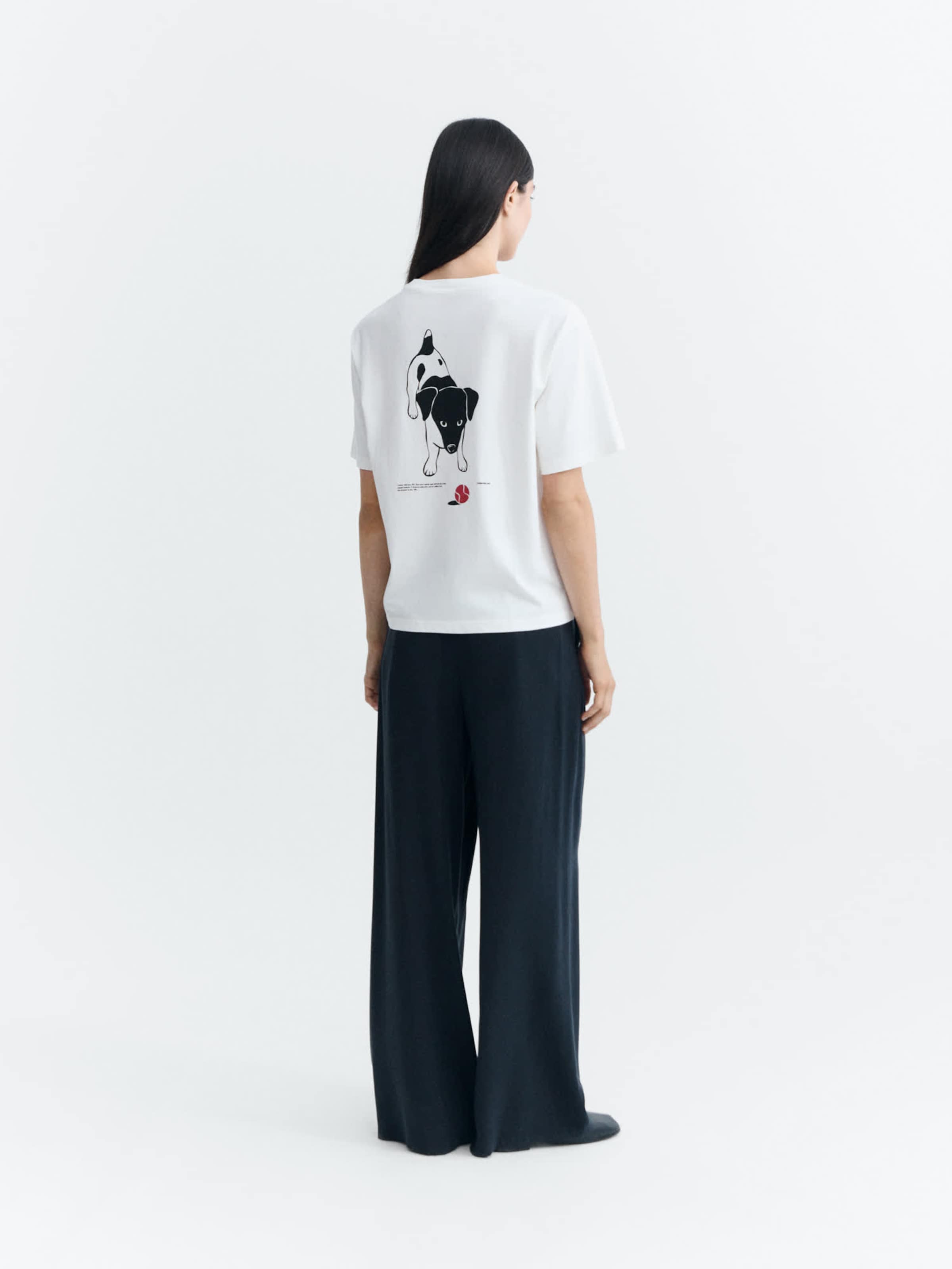 Maglietta 'LUCIA' di Thinking MU in bianco