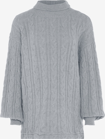 aleva Oversized Sweater in Grey: front