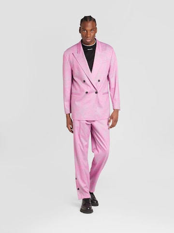 HUGO Red Regular Suit 'Ulan/Groove 242' in Pink: front