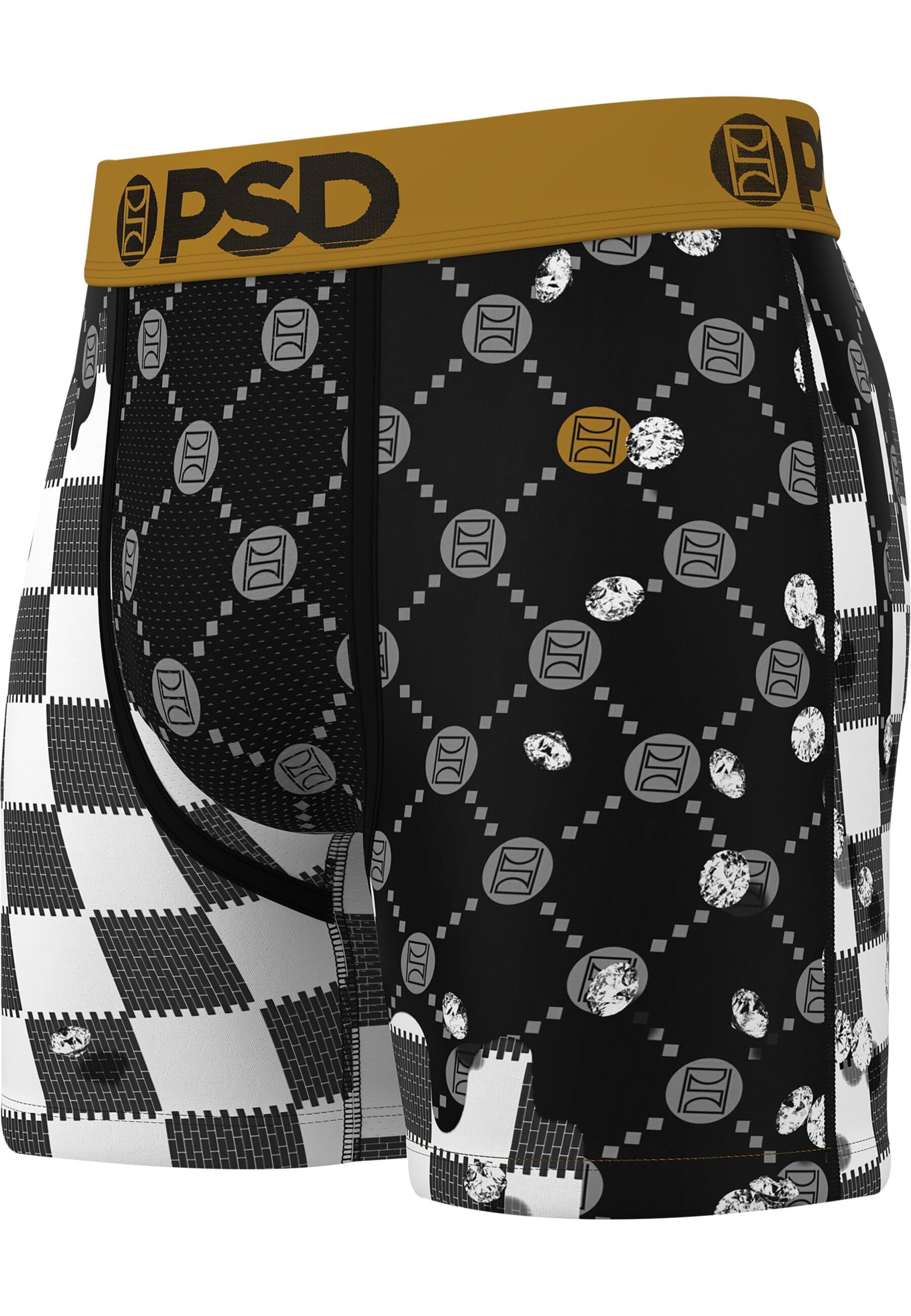 PSD Boksershorts 'Check Drip' i blandingsfarvet