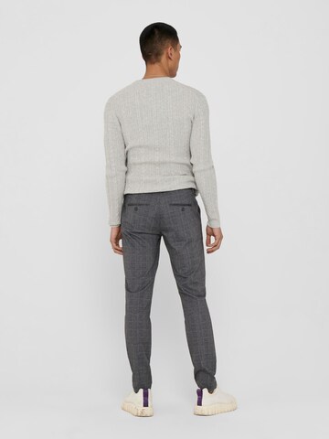 Only & Sons Slimfit Hose 'Mark' in Grau