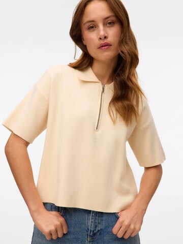 VERO MODA Sweater 'VMGold' in White