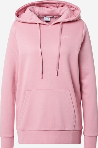4F Athletic Sweatshirt in Pink: front