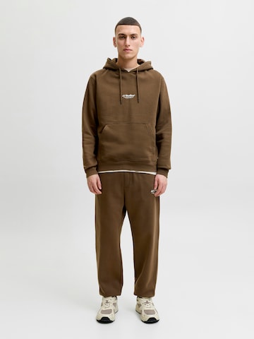 JACK & JONES Sweatshirt 'JJESOHO' in Braun