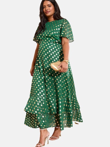Friends Like These Kleid in Grün: Vorderseite