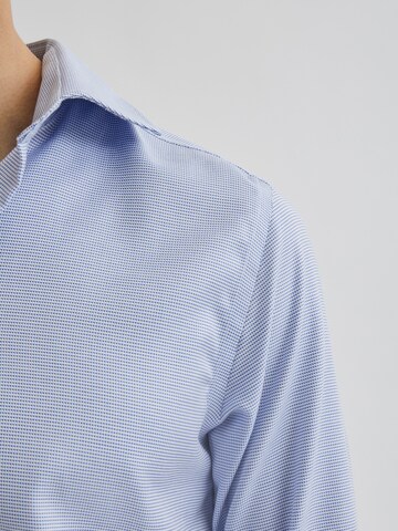 Bertoni Slim fit Button Up Shirt 'Dennis' in Blue