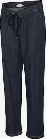 MAMALICIOUS Loosefit Jeans in Blauw: voorkant