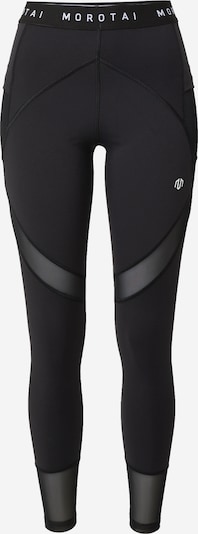 Pantaloni sport 'Naka' MOROTAI pe negru / alb, Vizualizare produs