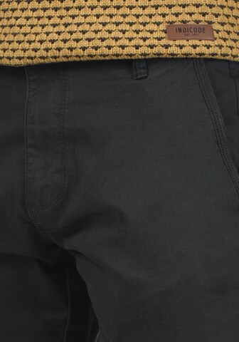 INDICODE JEANS Regular Chino Pants 'Penefal' in Black