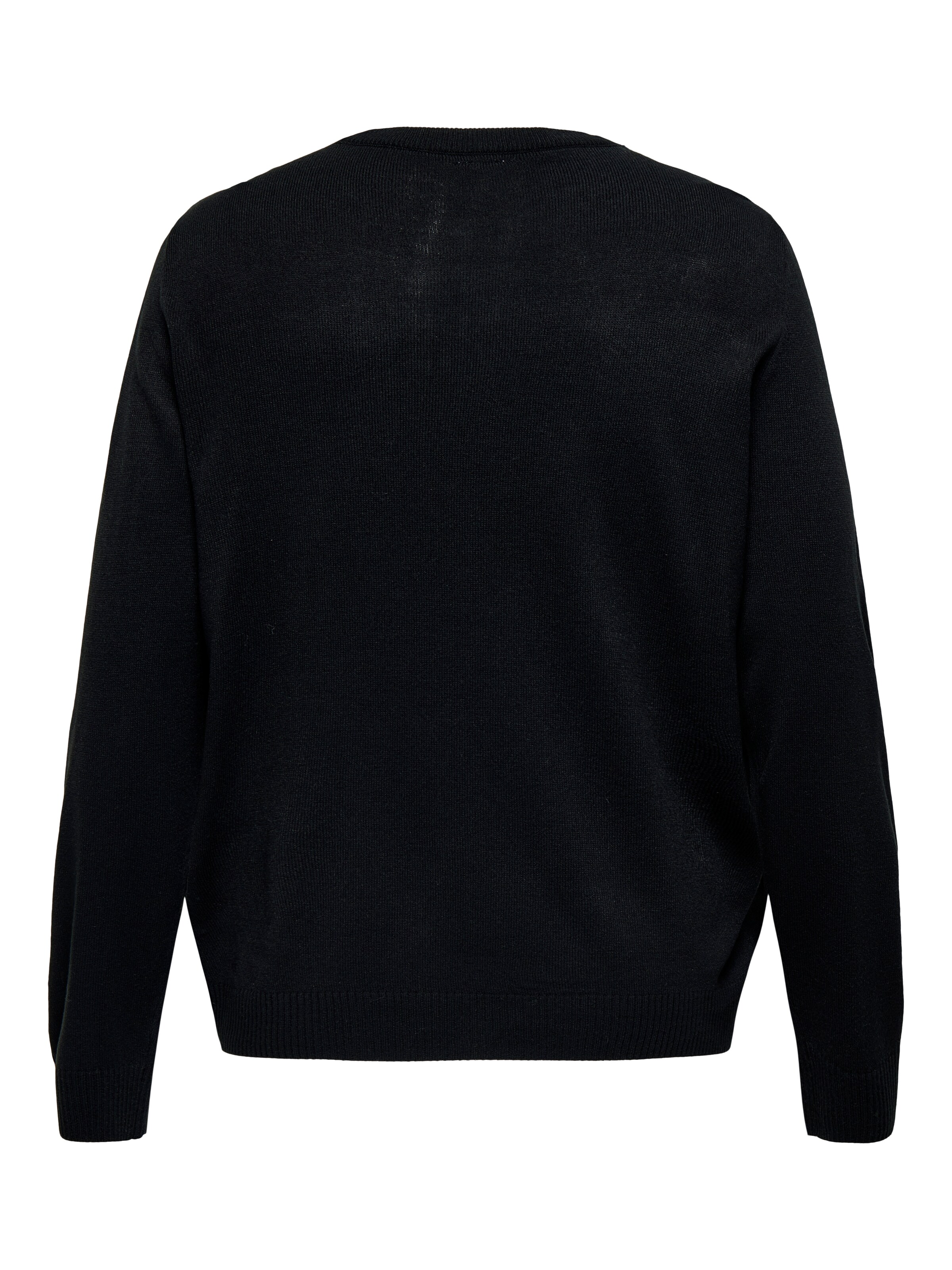 ONLY Carmakoma Pullover in Schwarz