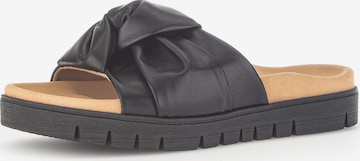 GABOR Mules in Black: front