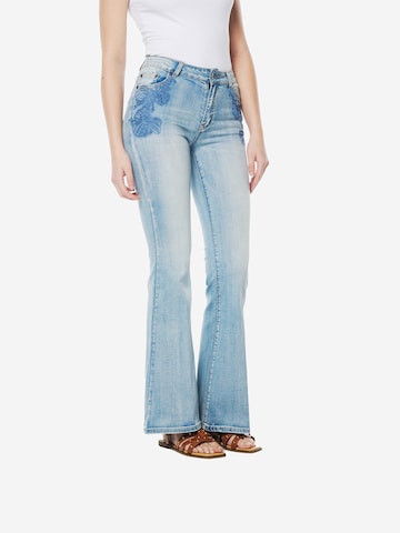 évasé Jean KOROSHI en bleu