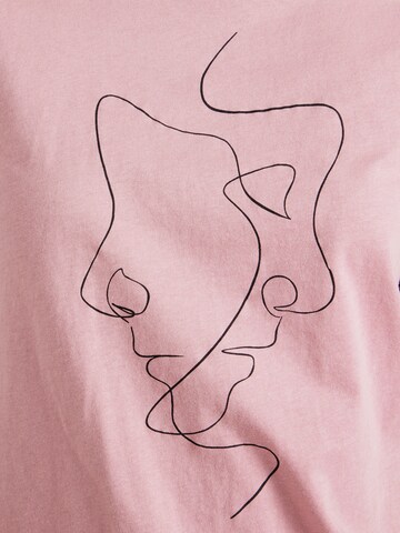 Fransa T-Shirt 'SAVAI' in Pink