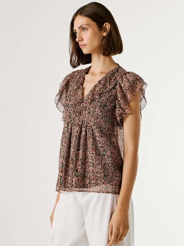 Pepe Jeans Bluse 'Diana' in Braun