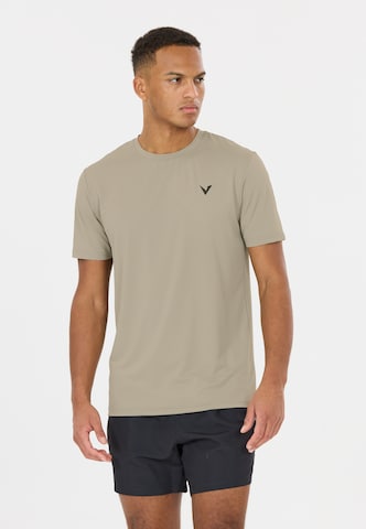 Virtus Functioneel shirt 'Roger V3' in Beige: voorkant