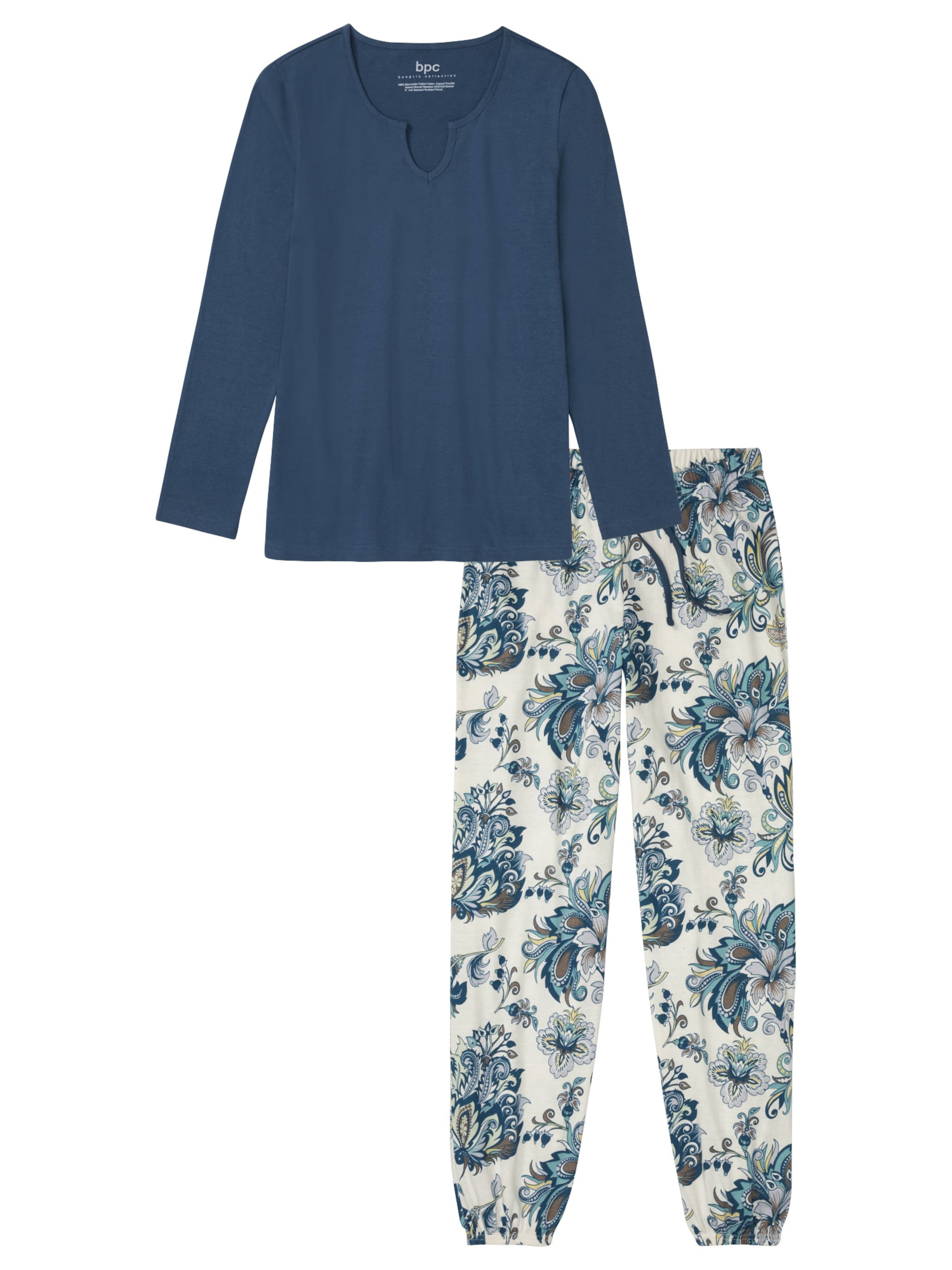 bonprix - Pijama en azul: frente