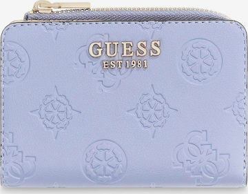 GUESS Wallet 'Laurel' in Blue: front