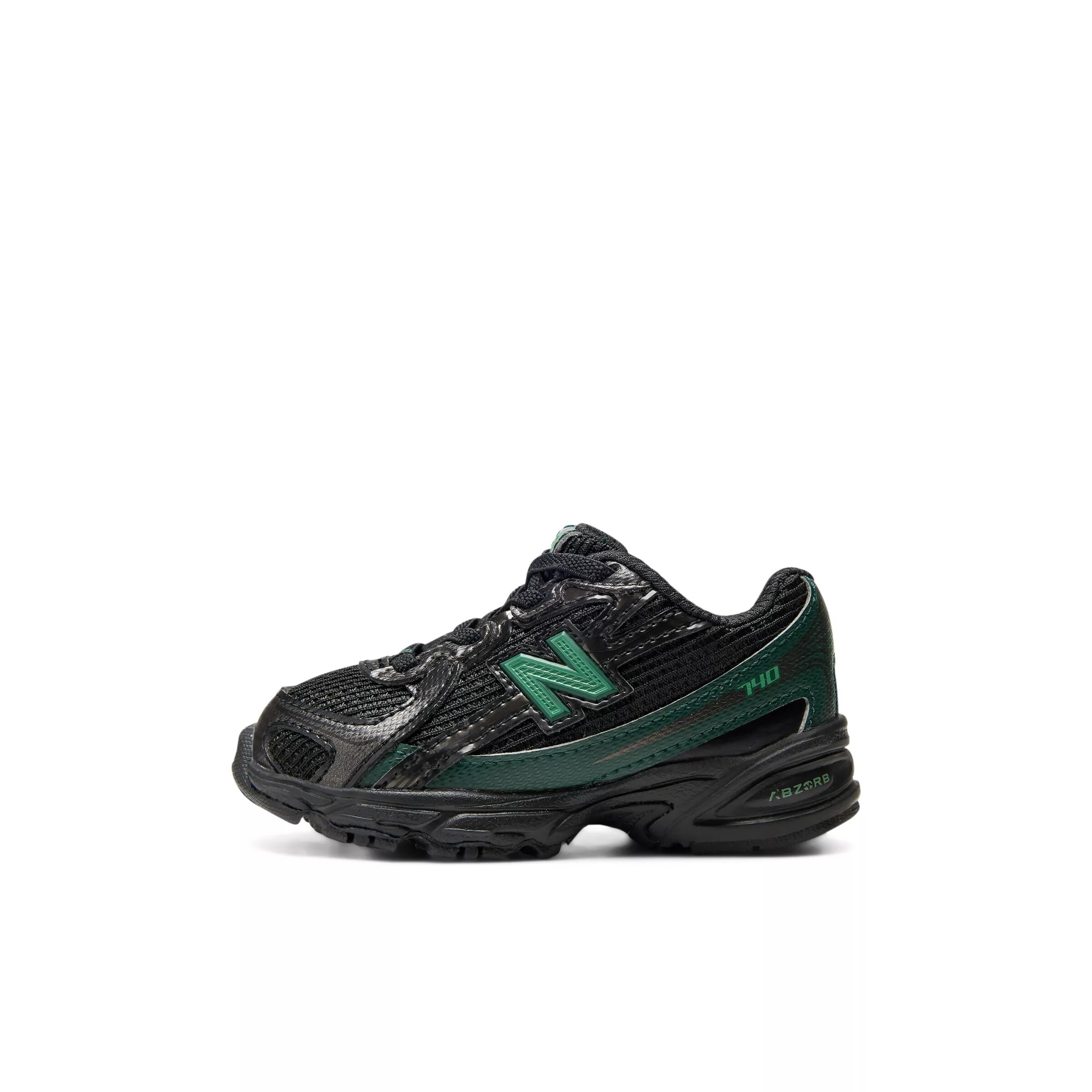 new balance - Sapatilhas '740 Bungee Lace' em preto: frente