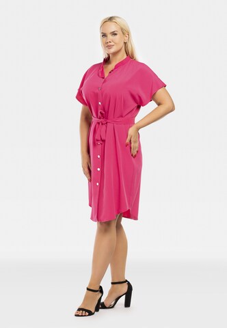 Robe-chemise Karko en rose